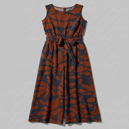 Abstract Print Women's Jumpsuit | Elegant Wide Leg Design