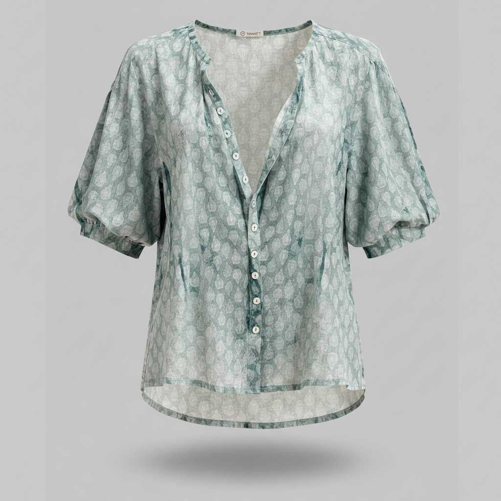 Chic Dot Pattern Blouse | Women's Long Sleeve Top