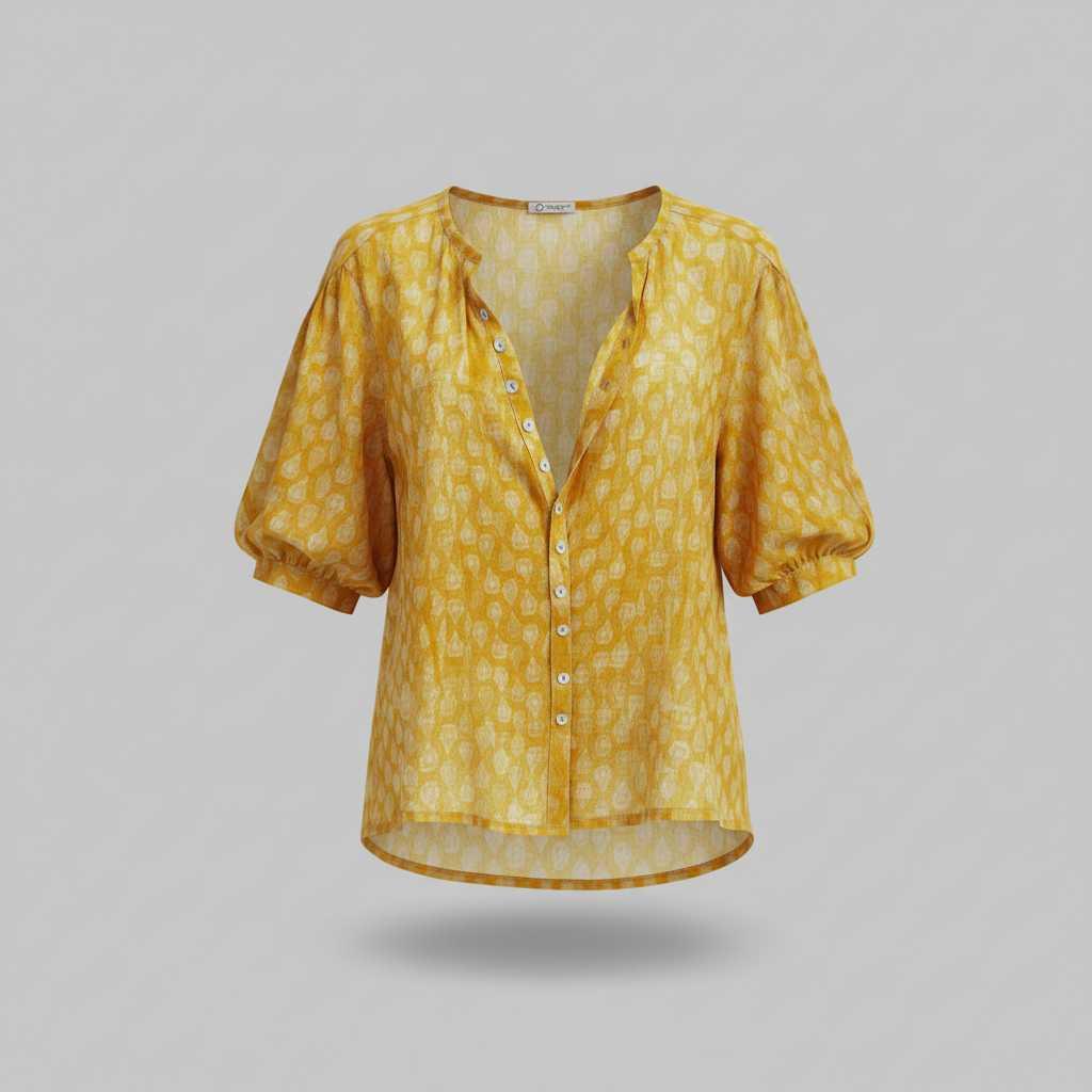 Chic Dot Pattern Blouse | Women's Long Sleeve Top