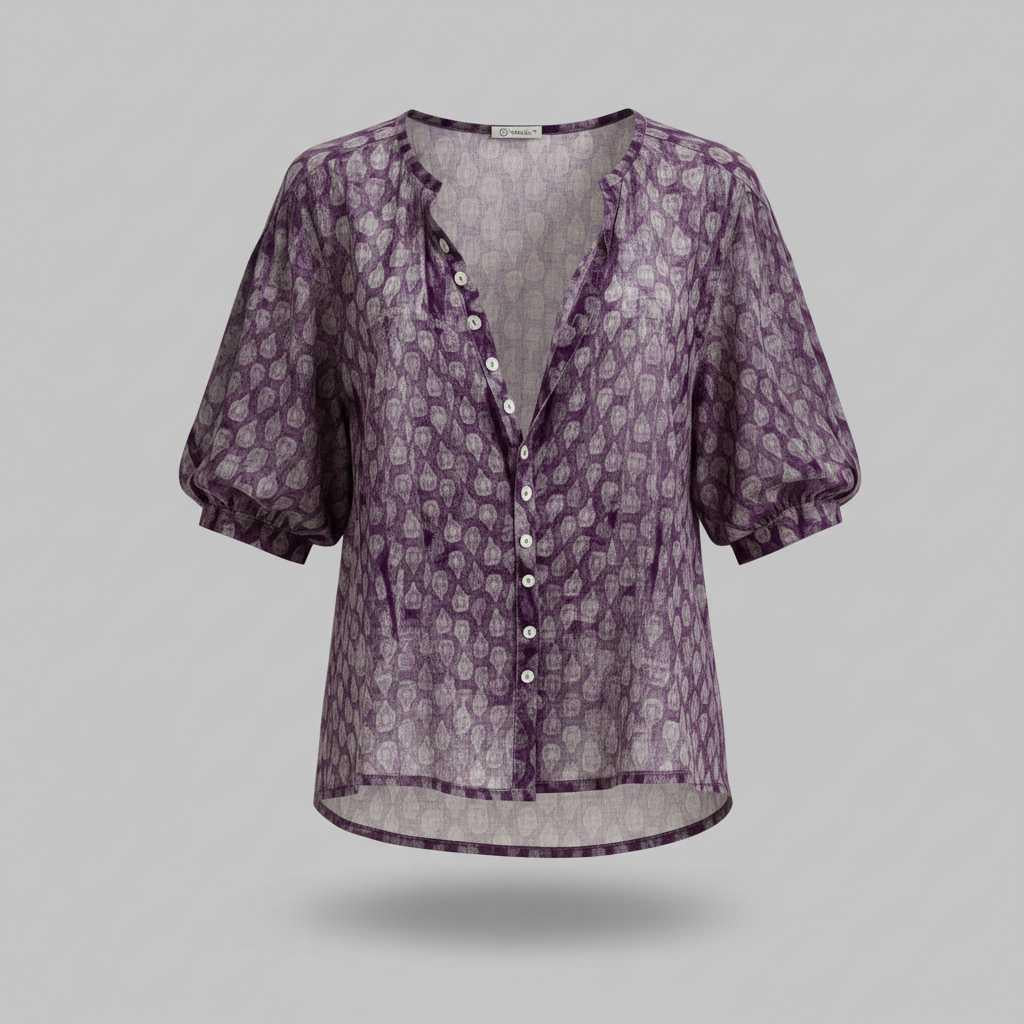 Chic Dot Pattern Blouse | Women's Long Sleeve Top