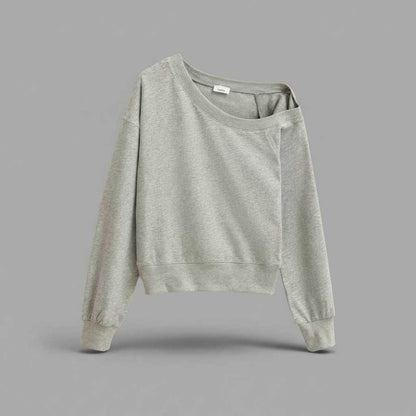 Chic Off-Shoulder Top | Women's Long Sleeve Casual Wear