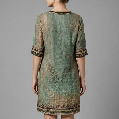 Edda | Women's Floral Midi Dress for Summer & Formal Events