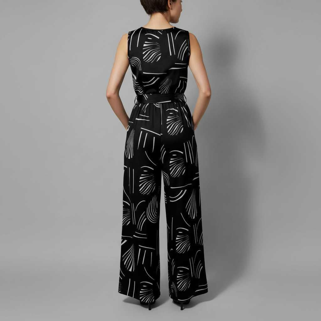 Elegant White Jumpsuit | Women's Wide Leg Fashion