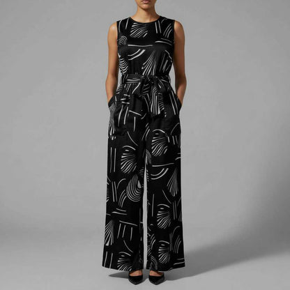 Elegant White Jumpsuit | Women's Wide Leg Fashion