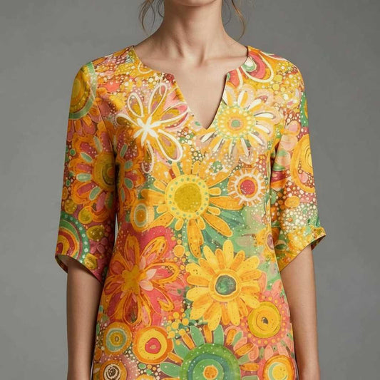 Hannah | Women's Floral Print Summer Dress