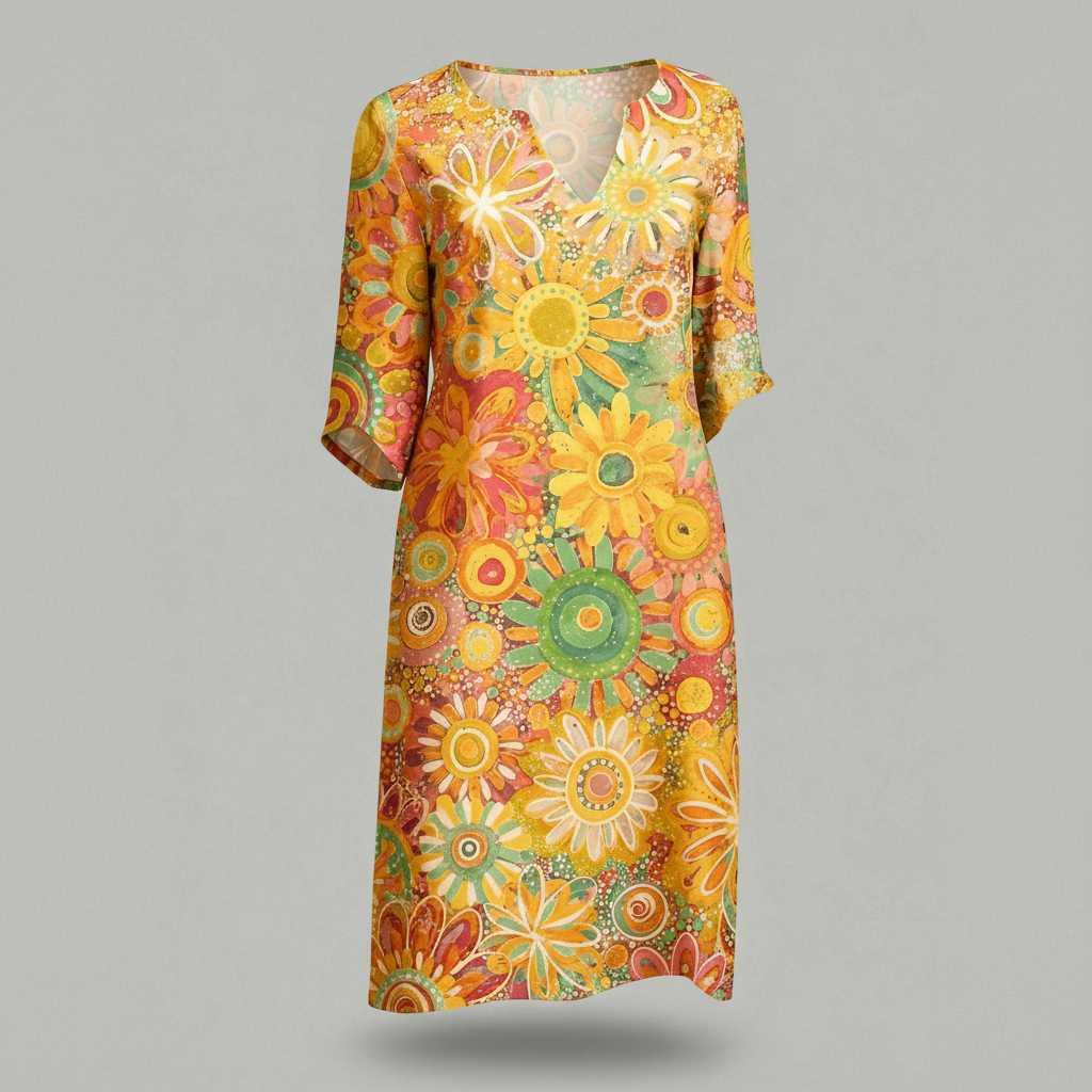 Hannah | Women's Floral Print Summer Dress
