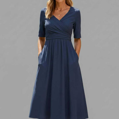 Jasmine | Women's Midi Dress for Weddings and Formal Events