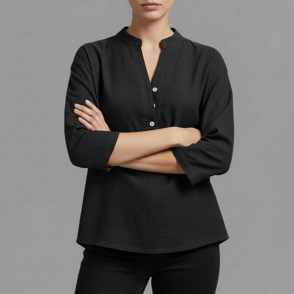 Lightweight Linen Blouse | Women's Long Sleeve Top
