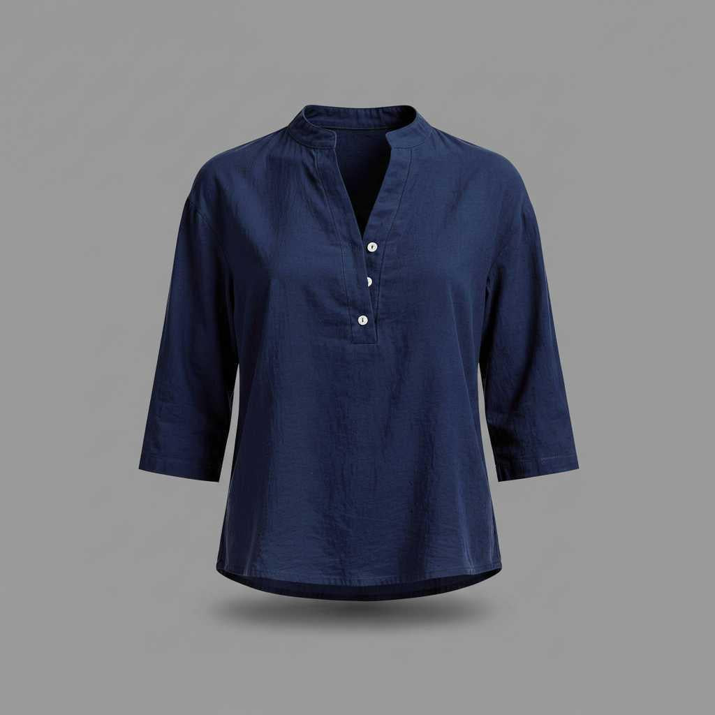 Lightweight Linen Blouse | Women's Long Sleeve Top