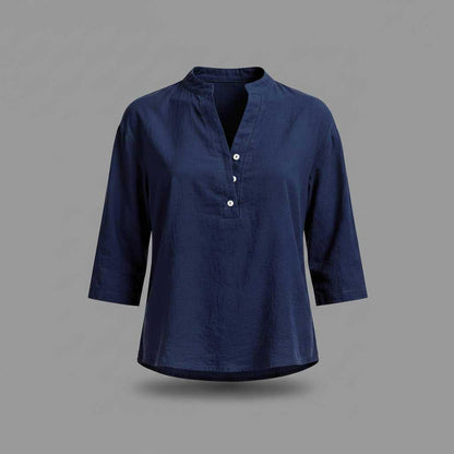 Lightweight Linen Blouse | Women's Long Sleeve Top