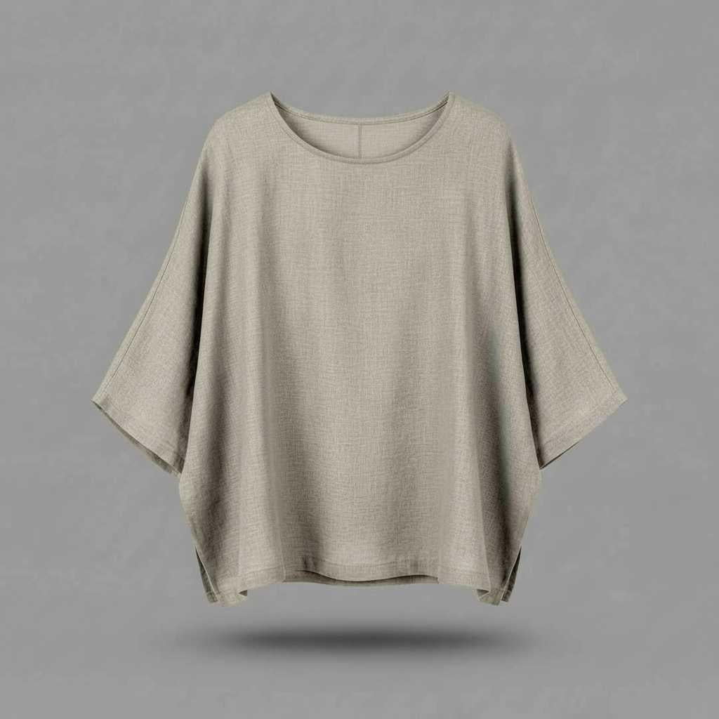 Linen Blouse | Women's 3/4 Sleeve Summer Top