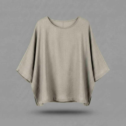 Linen Blouse | Women's 3/4 Sleeve Summer Top