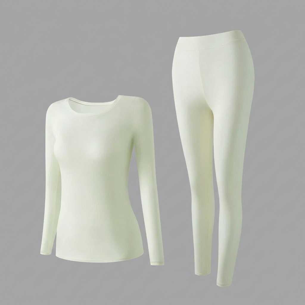 Ultrathin Thermal Underwear Set | Women's Plus Size Long Underwear