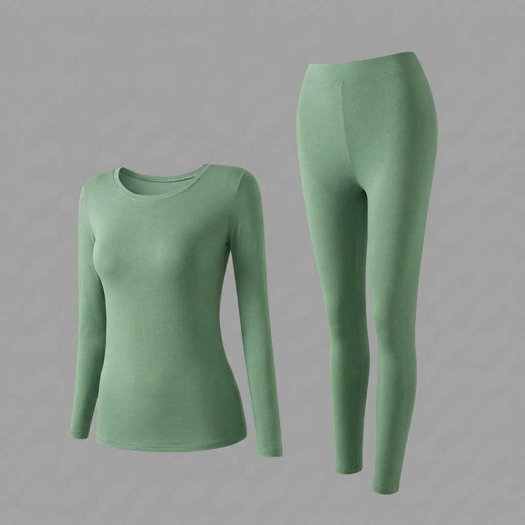 Ultrathin Thermal Underwear Set | Women's Plus Size Long Underwear